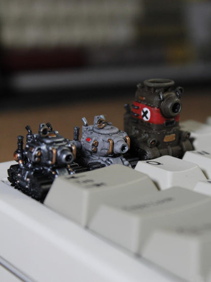 Metal Slug, Tank Coating Resin Keycaps, Keyboard Decorative Keycaps