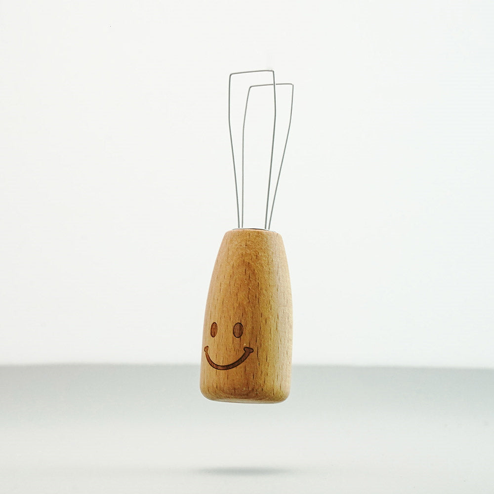 Smiling Face Wooden Handle Key Puller