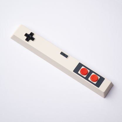 6.25u Personalized Design Red and White Machine Shaped Space Keycaps