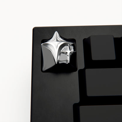 Cosmic Era Star Art Personalized Keycaps Customized Metal Keycaps, Mechanical Keyboard Decorative Keycaps