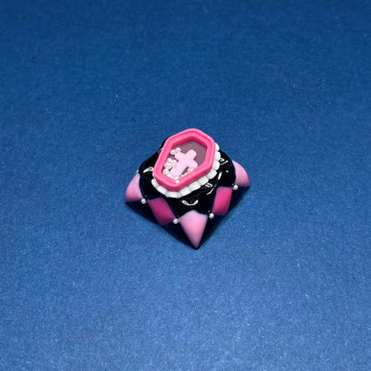 Night visit to vampires, cute style multi-color resin molding, artisankeycaps decorative keycaps