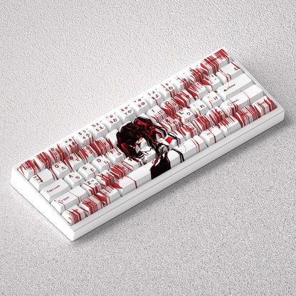 Tokisaki Kurumi keycaps DATE A LIVE theme factory high PBT five sided heat sublimation adaptation 60 65 68