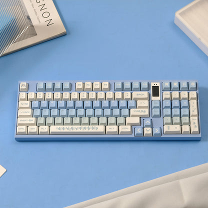 Snow Future Theme Mechanical Keyboard Keycaps PBT Thermal Sublimation Customized Original Factory Set Keycaps