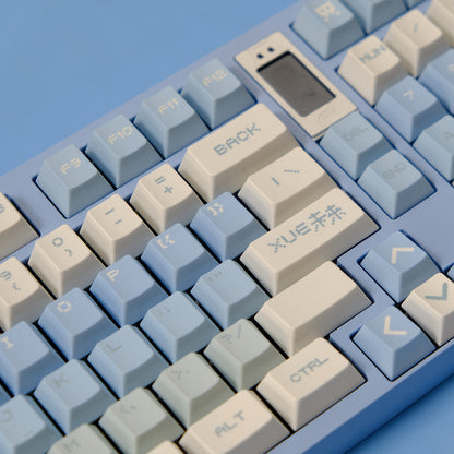 Snow Future Theme Mechanical Keyboard Keycaps PBT Thermal Sublimation Customized Original Factory Set Keycaps