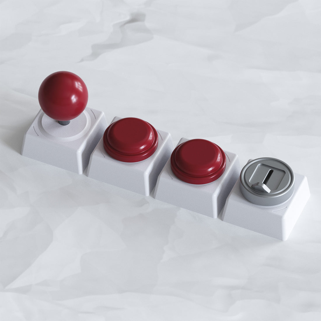 Aluminum alloy customized keycaps, arcade joystick series combination. Personalized keycaps