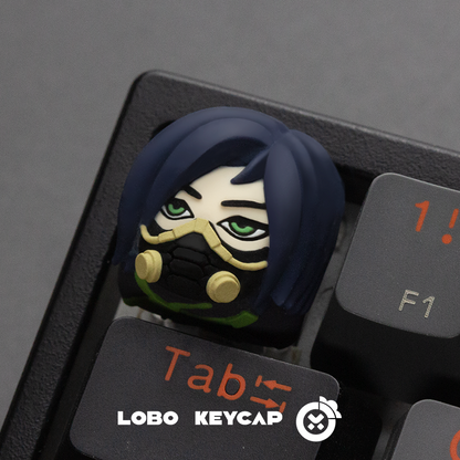 VALORANT keycaps Sage.Phoenix.Omen.Killjoy.artisankeycaps， Resin colored keycaps