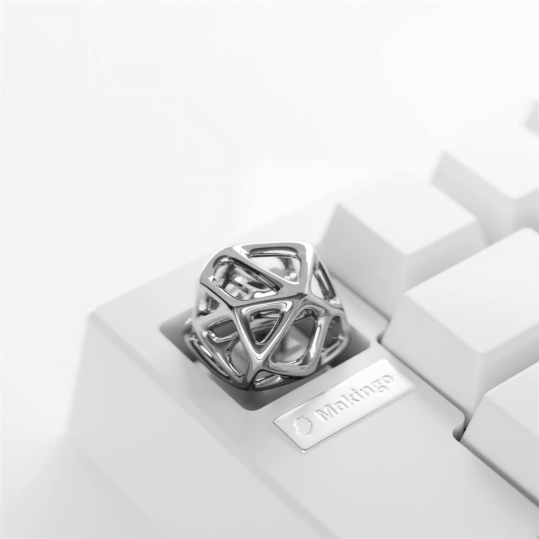 Hollow out personalized keycaps, customized metal aluminum alloy keycaps, single original Esc key
