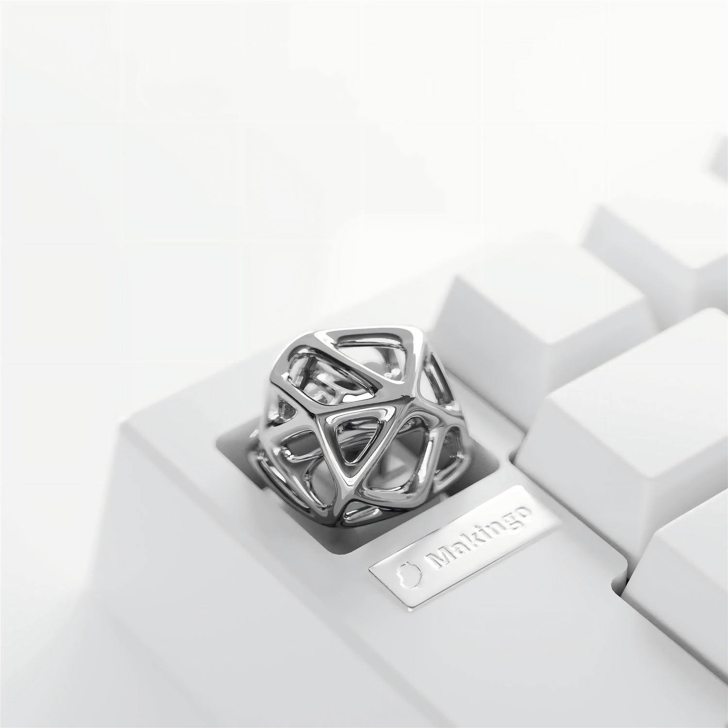 Hollow out personalized keycaps, customized metal aluminum alloy keycaps, single original Esc key