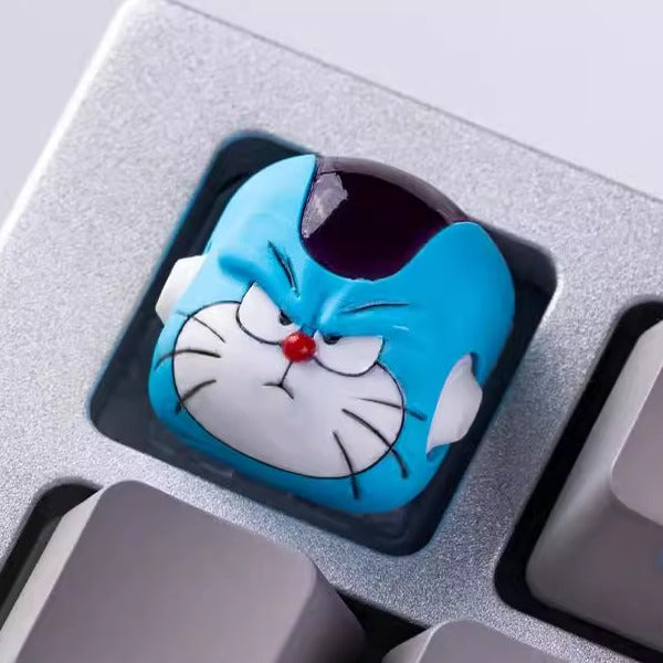 Dora Lisa Keycaps Personalised keycaps with translucent head Multi-colour resin-moulded artisankeycaps