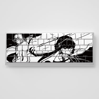 SPY×FAMILY， Yor Forger， Side engraved translucent PBT material set keycaps, personalized cartoon keycaps