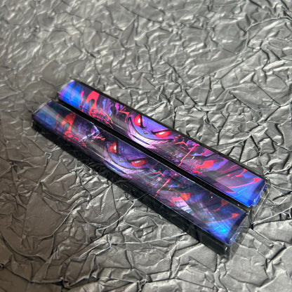 Pok é mon Genggui keycaps, drip resin keycaps, Genggui space keycaps, personalized mechanical keyboard keycaps