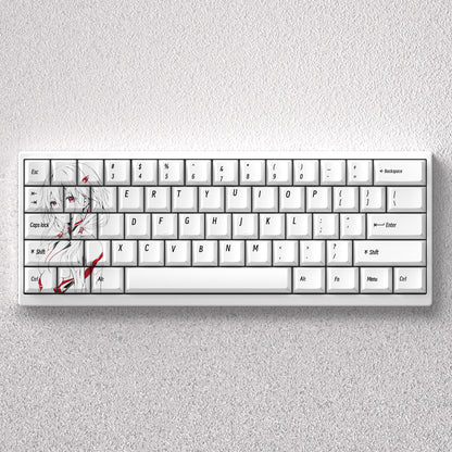 Yuzuriha Inori keycap anime theme factory height PBT positive fitting 60 65 68