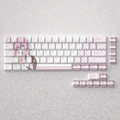 Gotoh Hitori keycap, original height, anime engraving, opaque PBT, 60 65 68 keyboard