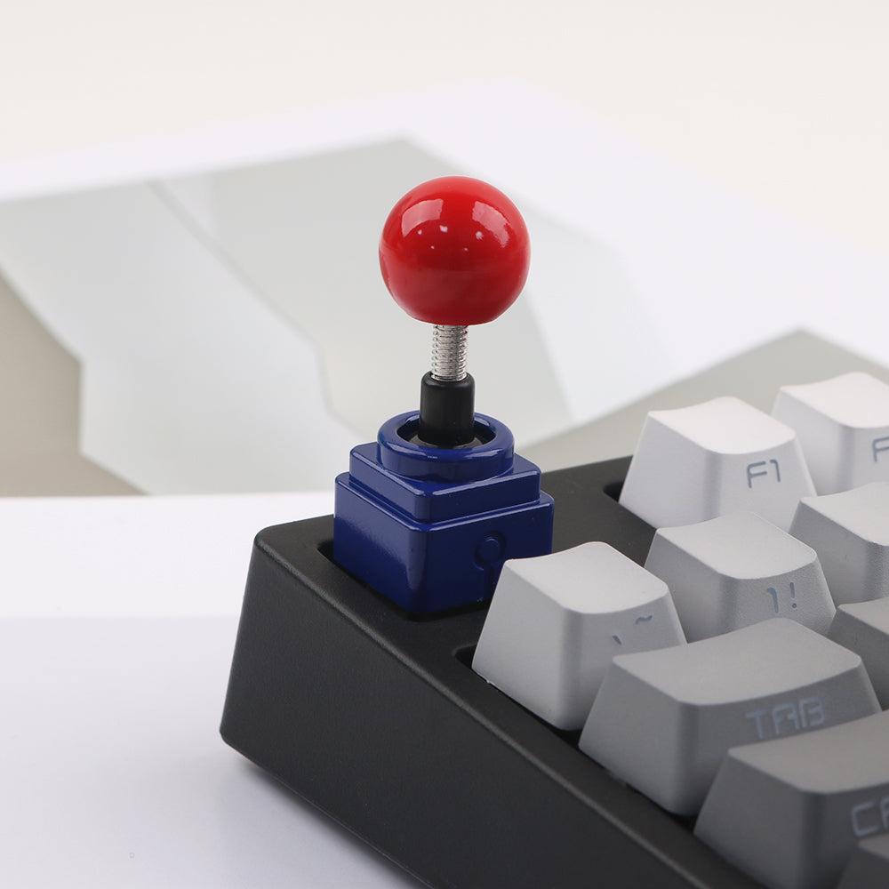Good luck joystick metal personality DIY classic retro game gift keycaps customized mechanical keyboard