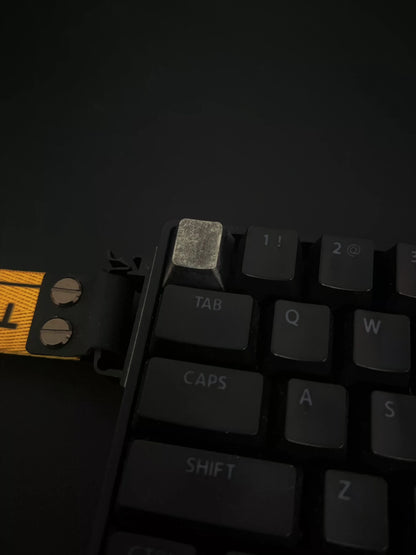 Chinese Lacquer, antique silver keycaps, personalized keycaps, resin coated keycaps, mechanical keyboard decorative keycaps