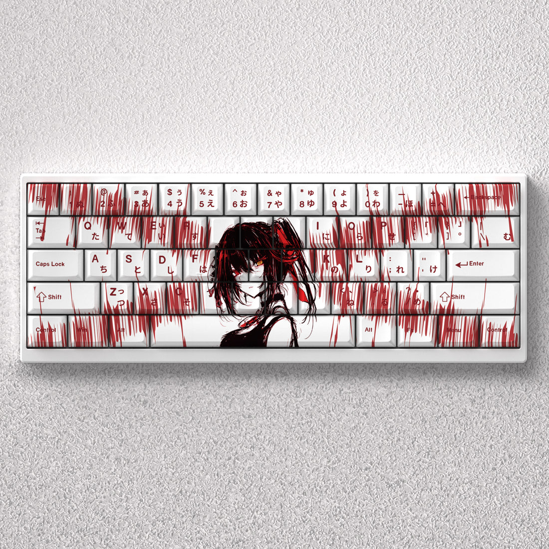 Tokisaki Kurumi keycaps DATE A LIVE theme factory high PBT five sided heat sublimation adaptation 60 65 68
