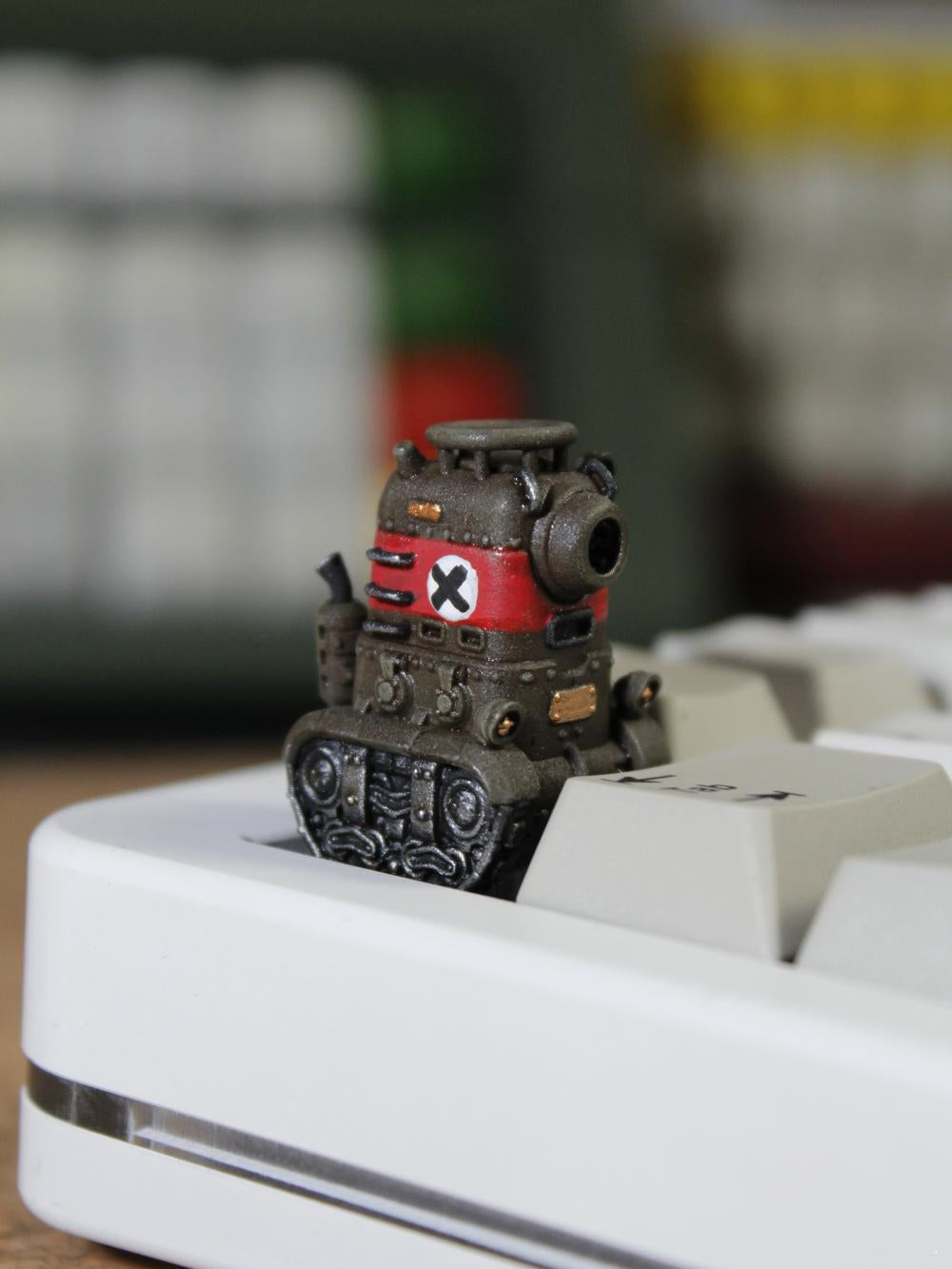 Metal Slug, Tank Coating Resin Keycaps, Keyboard Decorative Keycaps