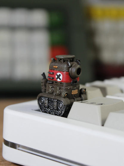 Metal Slug, Tank Coating Resin Keycaps, Keyboard Decorative Keycaps
