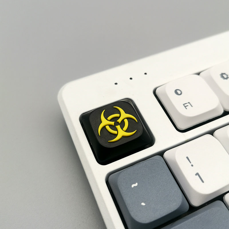 Biochemical weapon logo, adapted to the highly personalized keycaps of NuPhy Air switches. Decorative keycaps