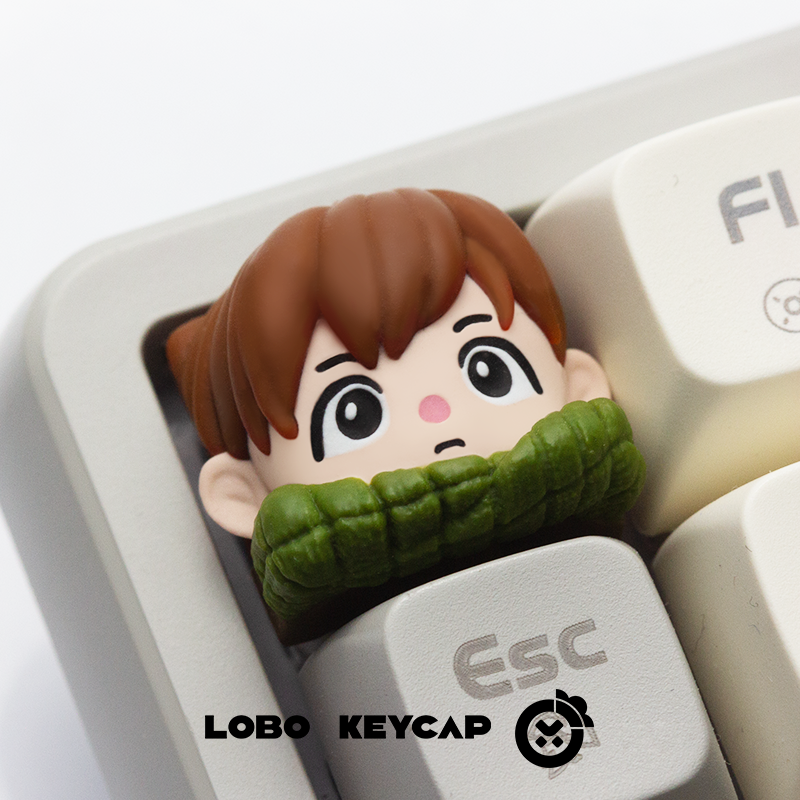 Delicious in Dungeon， Series resin colored keycaps.