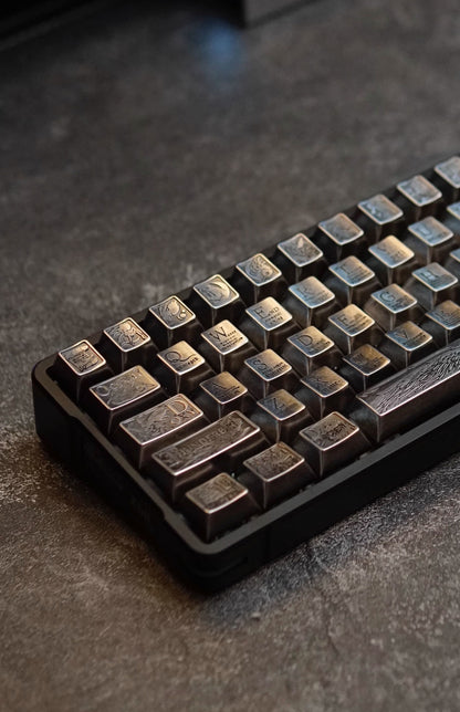Animali Fantastici e Dove Trovarli Theme, Metal Set Keycaps, Peripheral Personalized Keycap Set