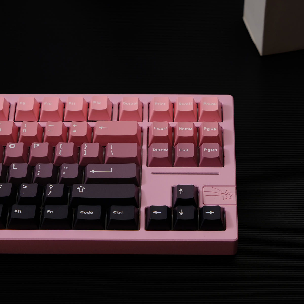 Blackberry Bean Paste Gradient Mechanical Keyboard Keycaps ABS Two Color Customized Original Factory Height Set Keycaps