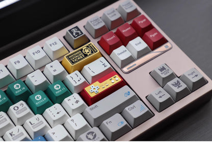 Mario Metal Personalized Keycaps Super Mario Keycaps Zinc Alloy Mechanical Keycaps Original R4 Height