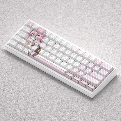 Gotoh Hitori keycap, original height, anime engraving, opaque PBT, 60 65 68 keyboard