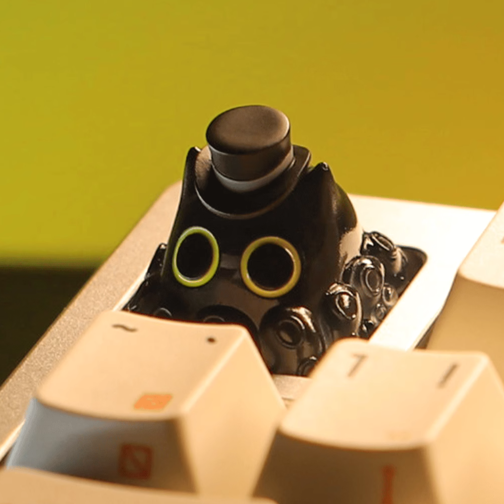 Lord of Mysteries, Cute Octopus Personalized Keycaps, Resin Keycaps, Mechanical Keyboard Decorative Keycaps