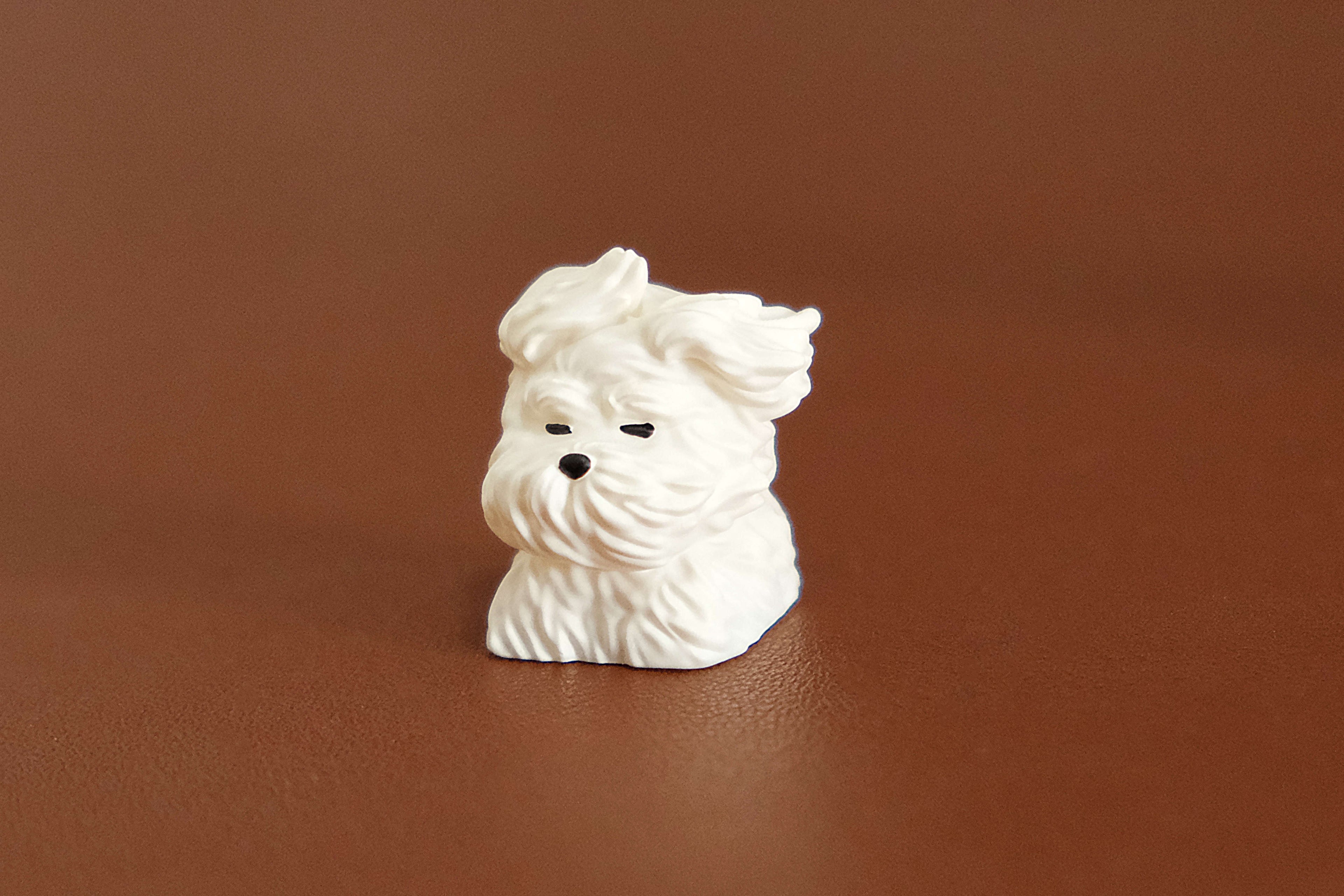 Messy puppy personality keycaps, resin personality keycaps, decorative keycaps