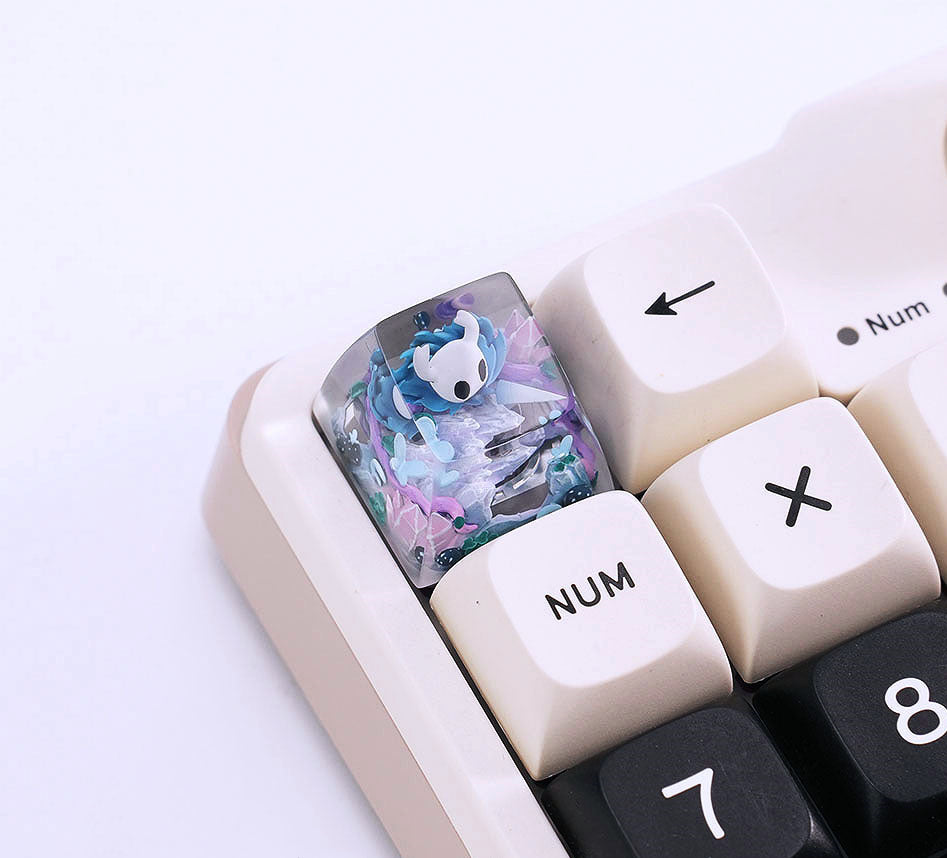 The Hollow Knight, Crystal drops of glue seals, resin personalized keycaps, anime game artisankeycaps