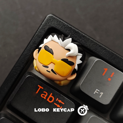 VALORANT keycaps Sage.Phoenix.Omen.Killjoy.artisankeycaps， Resin colored keycaps