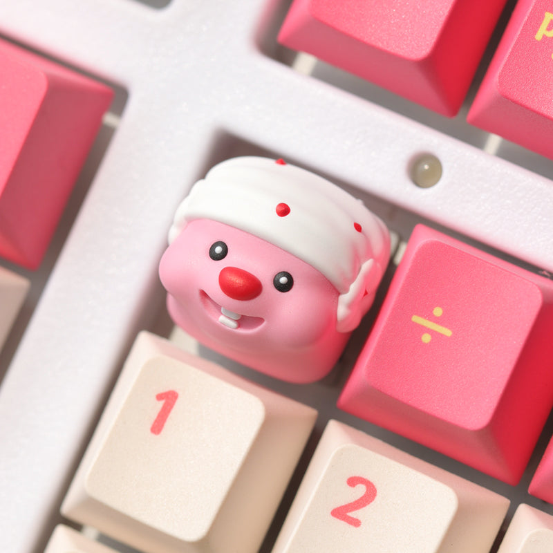 Beaver Loopy Personalized Keycap New Creative Cartoon Customized Mechanical Keyboard Loopy Personalized Keycap