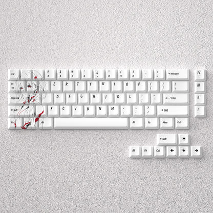Yuzuriha Inori keycap anime theme factory height PBT positive fitting 60 65 68