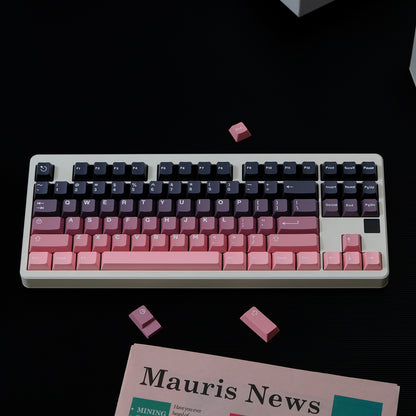 Blackberry Bean Paste Gradient Mechanical Keyboard Keycaps ABS Two Color Customized Original Factory Height Set Keycaps