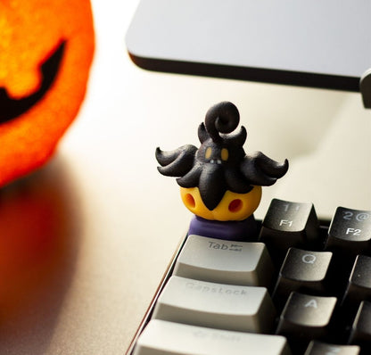Pumpkin Monster, Resin Keycaps, Personalized Decorative Keycaps, Halloween Theme Keycaps