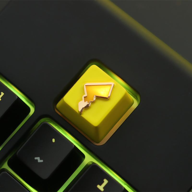 Electric Mouse Tail Metal Zinc Aluminum Alloy Keycaps