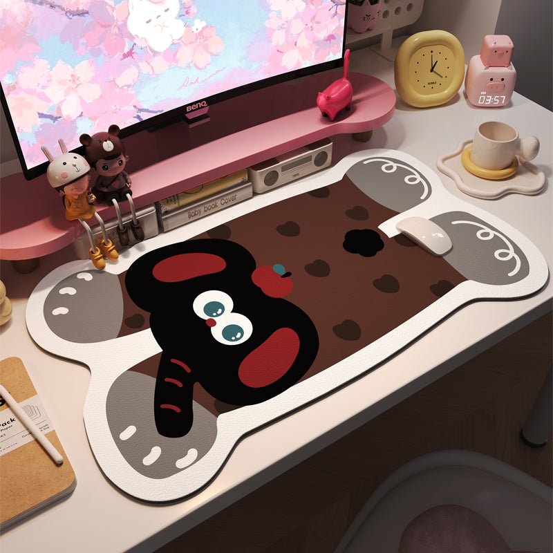 Irregular mouse pad, oversized laptop, office desktop keyboard pad, computer desk pad, customizable student desk pad