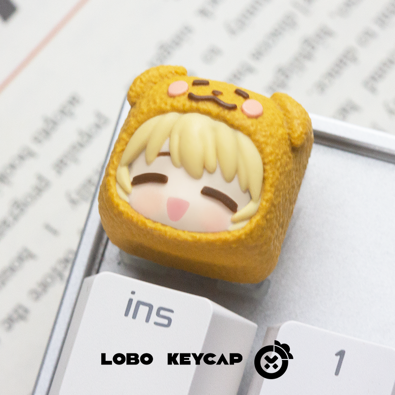 Youthful leap, multi-color resin molding, personalized keycaps, artisankeycaps