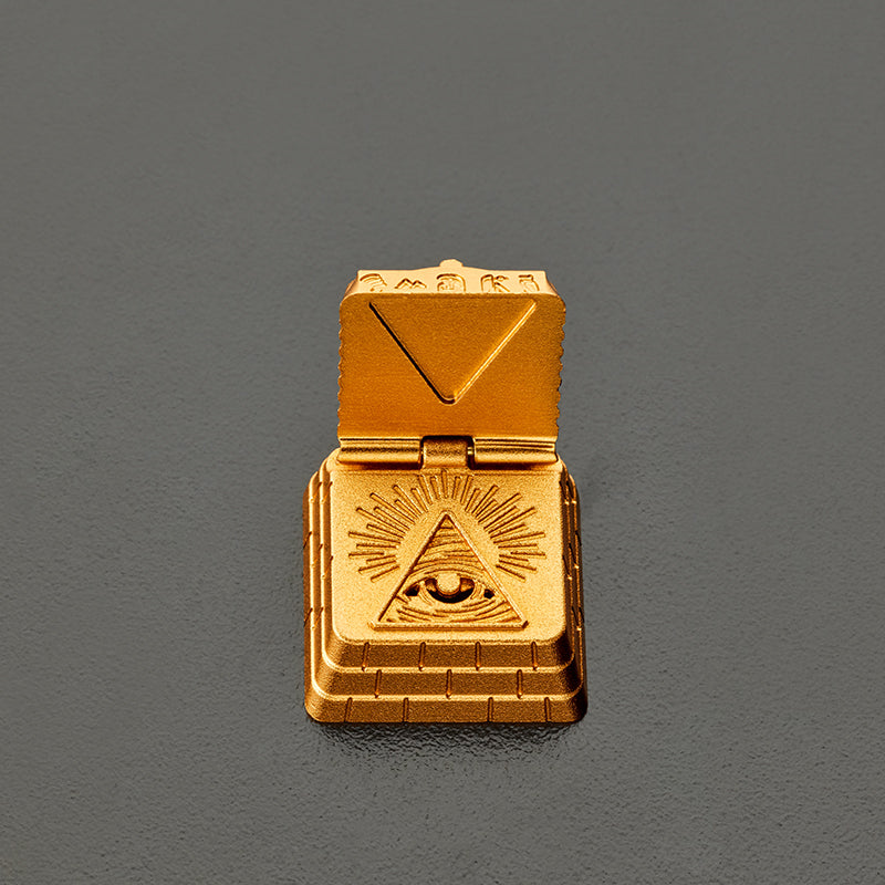 Egyptian Pharaoh Personalized Creative Metal Keycaps, Foldable Personalized Keycaps, Decorative Keycaps