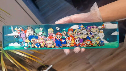 Mario，Keyboard holder, Handmade custom resin hand support, keyboard accessories