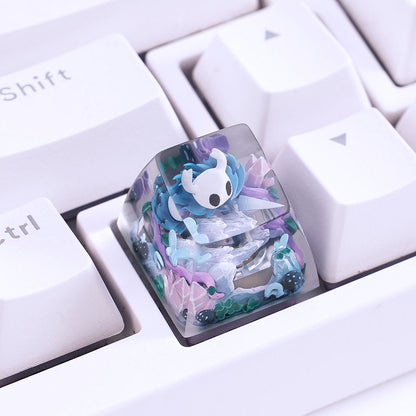 The Hollow Knight, Crystal drops of glue seals, resin personalized keycaps, anime game artisankeycaps
