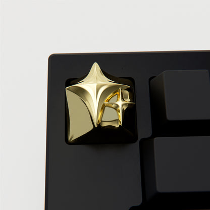 Cosmic Era Star Art Personalized Keycaps Customized Metal Keycaps, Mechanical Keyboard Decorative Keycaps