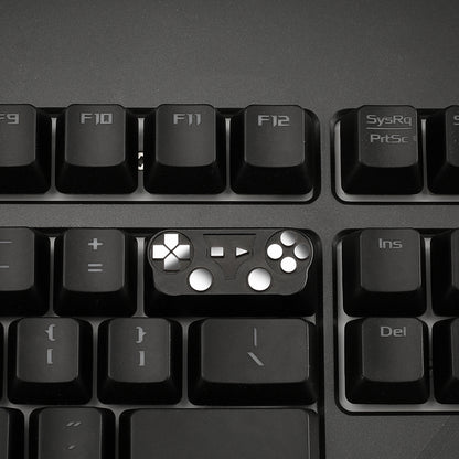 Game console controller, metal anode personalized keycaps, mechanical keyboard decorative metal keycaps