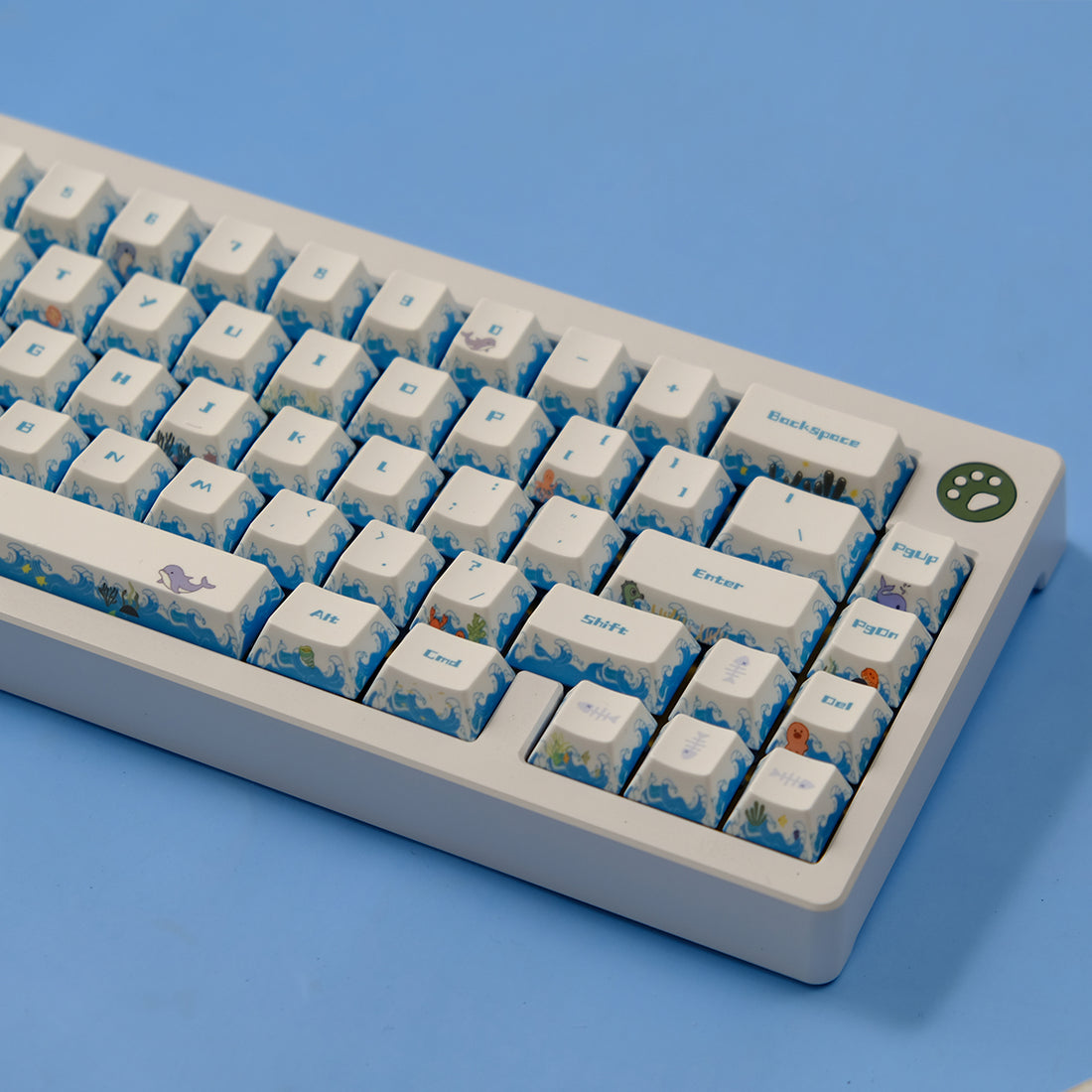Deep Sea Party Theme Mechanical Keyboard Keycaps Complete Set PBT Thermal Sublimation Customized Original Factory Height Set Keycaps