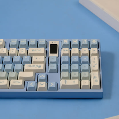 Snow Future Theme Mechanical Keyboard Keycaps PBT Thermal Sublimation Customized Original Factory Set Keycaps