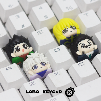 HUNTERXHUNTER！ Full time Hunter Series Theme Personalized Resin Mechanical Keyboard Art Keycaps