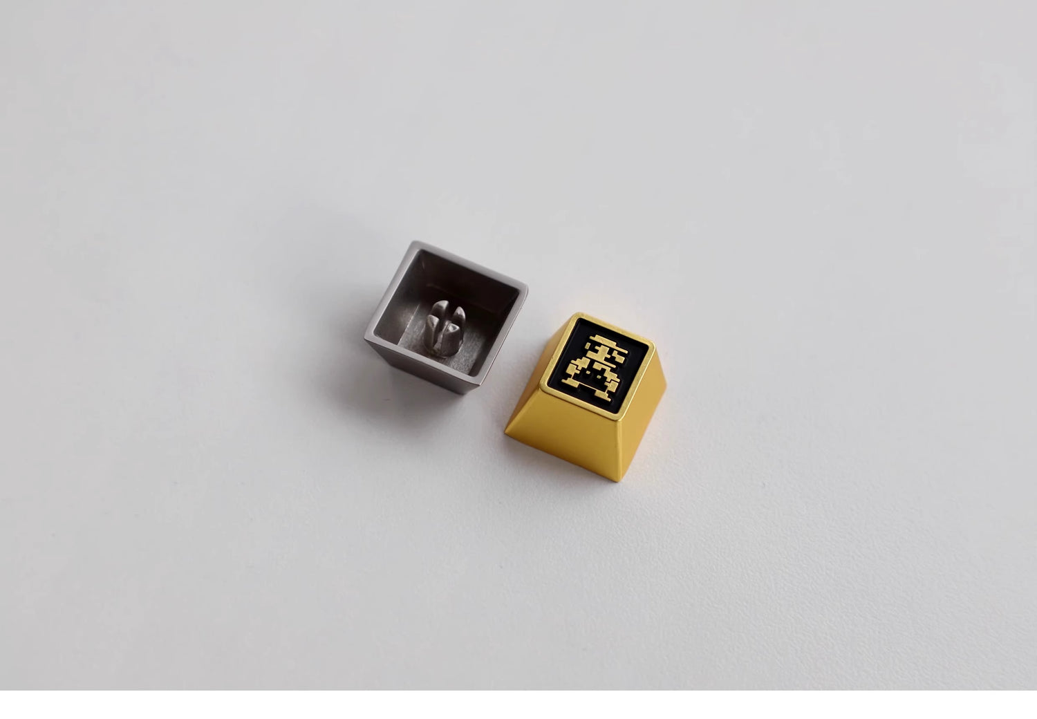 Mario Metal Personalized Keycaps Super Mario Keycaps Zinc Alloy Mechanical Keycaps Original R4 Height