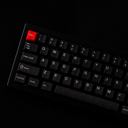 Neon neon glitter semi transparent magnetic axis mechanical keyboard keycap ABS two-color customized original factory