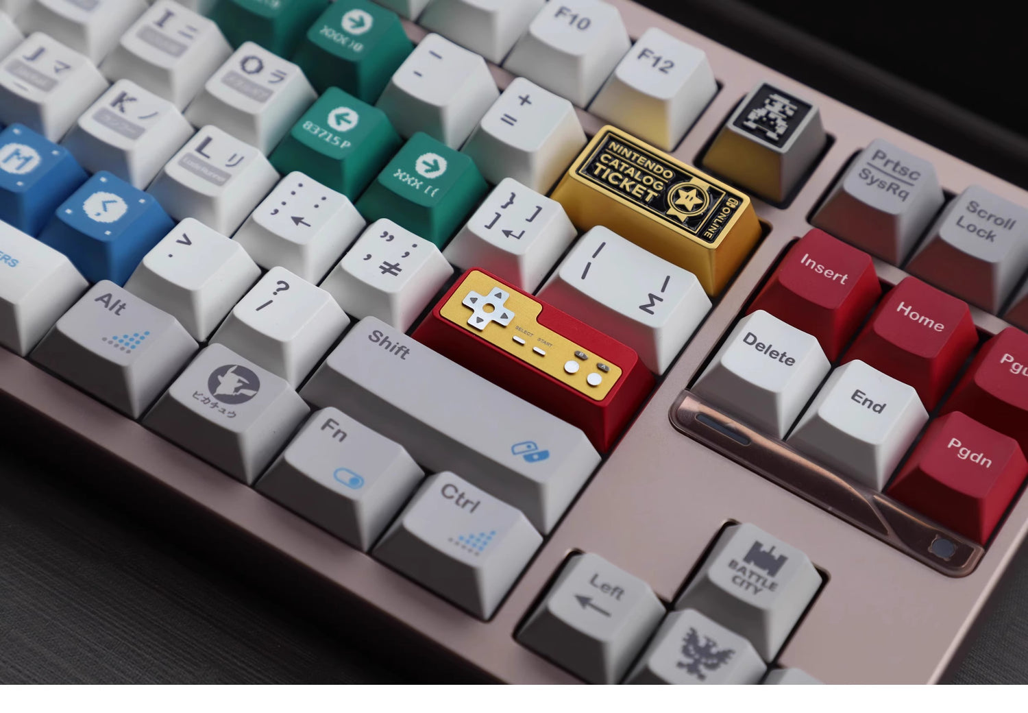 Mario Metal Personalized Keycaps Super Mario Keycaps Zinc Alloy Mechanical Keycaps Original R4 Height